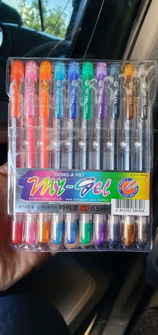 DONGA MyGel Ballpen 05mm 10 colors
