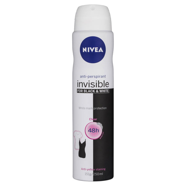 Nivea Nivea Invisible Deo Spray for Women Black N White Deodorant 150ml