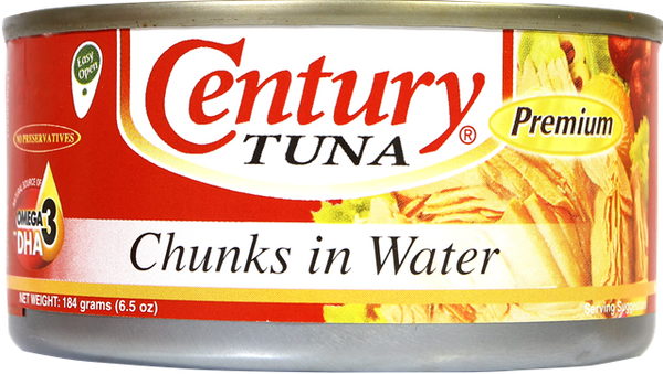 Century Tuna Premium Red Chunks in Water 184g Easy Open Cap