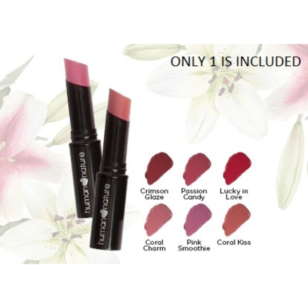 Human Heart Nature Mineral ColorCreme Lipstick 4g Lucky in Love Mineral Makeup 4g