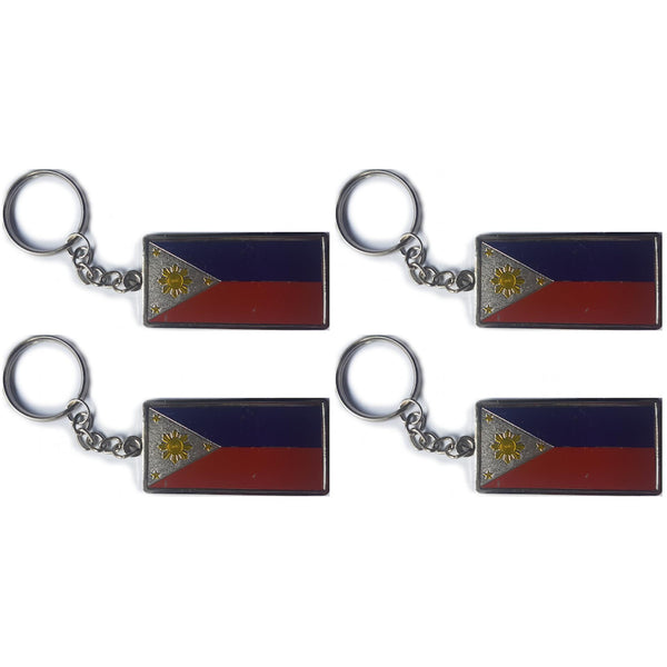 Philippine Flag Key Chain Metal 25 inches 4 pcs
