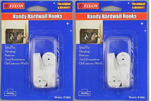 Fixon F1004 Handy Hardwall Hooks for Concrete 3000g 4 pcs