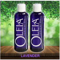 Oleia Topical Oil Lavender 100mL Cetylated Fatty Acid Oil Soothing and Relaxing Oil 2 bottles