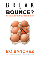 BREAK OR BOUNCE by Bo Sanchez Feast Books Inspirational Book Paperback