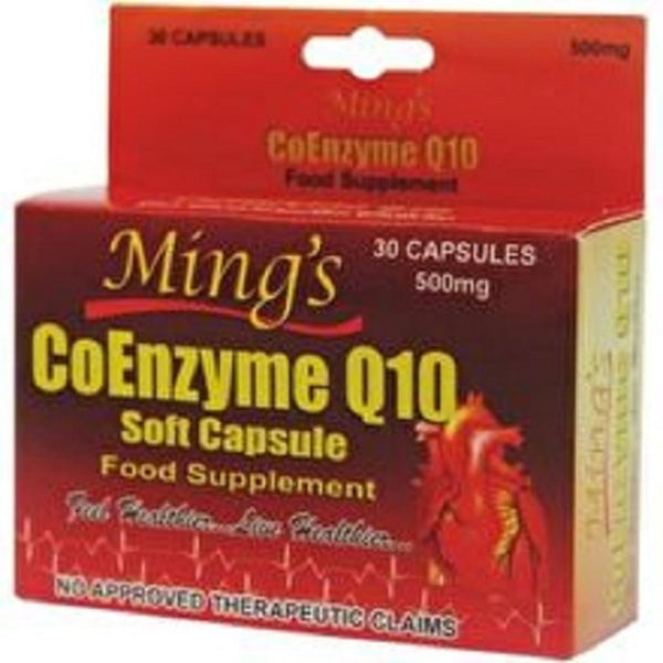 Mings Mings Co Enzyme10 Softgel Capsule 30s Food Supplement BOX 30PC