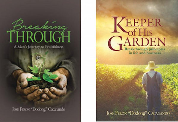 Breaking Through and Keeper of His Garden Book Package Jose Feron Dodong Cacanando Inspirational Book Paperback 2 pcs