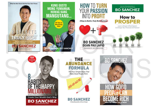 Bo Sanchez Financial Literacy Books Bundle Set Feast Books Paperbacks Version 1