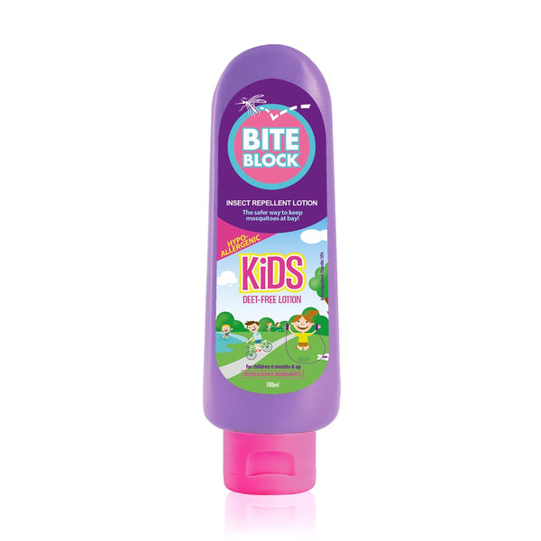 Bite Block Insect Repellent Lotion for Kids 100ml DeetFree Lotion
