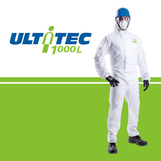 ULTITEC 1000L - Dust & Liquid Spray Protective Clothing Disposable Coverall