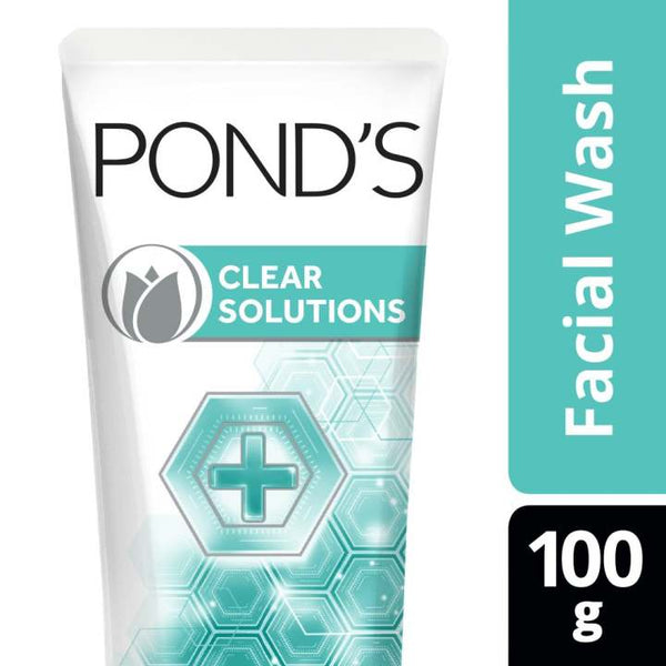 PONDS Clear Solutions Facial Scrub AntiBacterial Reduce Blackheads 100g