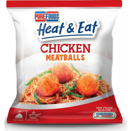 Purefoods Heat & Eat Chicken Meat Balls 250g.