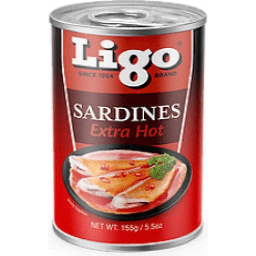 Ligo Sardines Extra Hot 155g